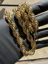 10mm 24  14k Gold Filled Rope Chain 