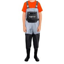 Chest Waders with Boots 100% Waterproof Garden Fishing Lake RRP £45 - 4-5 Years