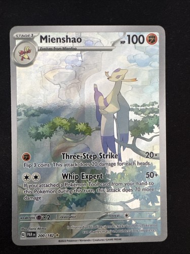 Mienshao 200/182 Paradox Rift Illustration Rare Pokemon TCG Card