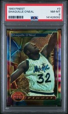 1993 Finest #3 Shaquille O'Neal PSA 8