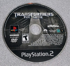 PS2: Transformers: The Game (Sony PlayStation 2, 2007) Black Label Disc Only