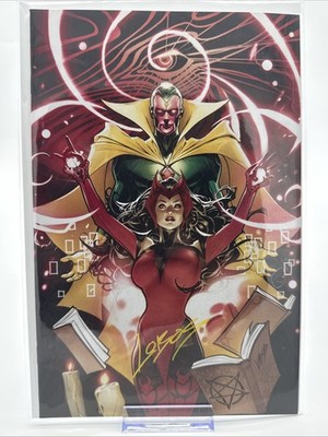Vision and the Scarlet Witch 2 Pablo Villalobos 1:100 Incentive CVR Signed COA