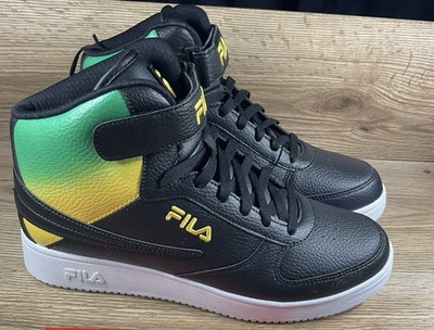 Size - 9 - Mens Fila A-High Fade (Jamaica) High Top Basketball Shoes Sneakers