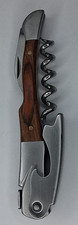 Wood Inlay Handle Corkscrew  Wine Promotion Bartender, bottle opener, foil cut