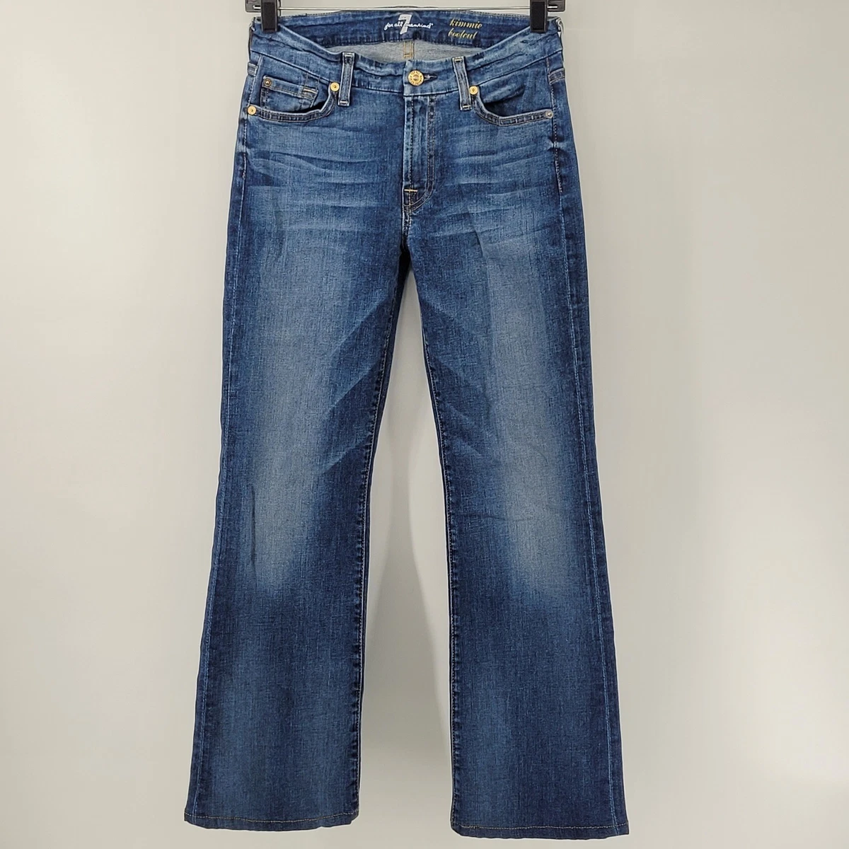 Jeans 7 For All Mankind Boot Cut Femme 31x34 - Vintage, Killer Fade, Occasion Très Bon état