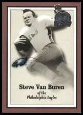 Steve Van Buren 2000 Fleer Greats of the Game #57 Philadelphia Eagles