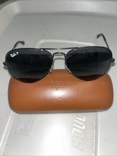 Ray-Ban RB3558 002/T5 Black Frame Polarized Aviator Style Sunglasses