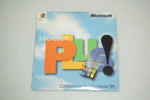 Microsoft Plus ! Companion For Windows 95 With Sleeve and CD Key Vtg Software