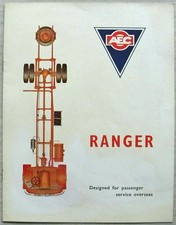 AEC Ranger AV470 Single Deck Passenger Chassis Sales Brochure Aug 1964 870.8.64