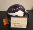 Fran Tarkenton Signed Minnesota Vikings Football Helmet - Original