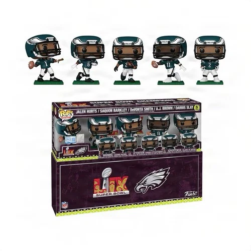 Philadelphia Eagles Funko Super Bowl LIX Champions Exclusive POP! Vinyl 5-Pack
