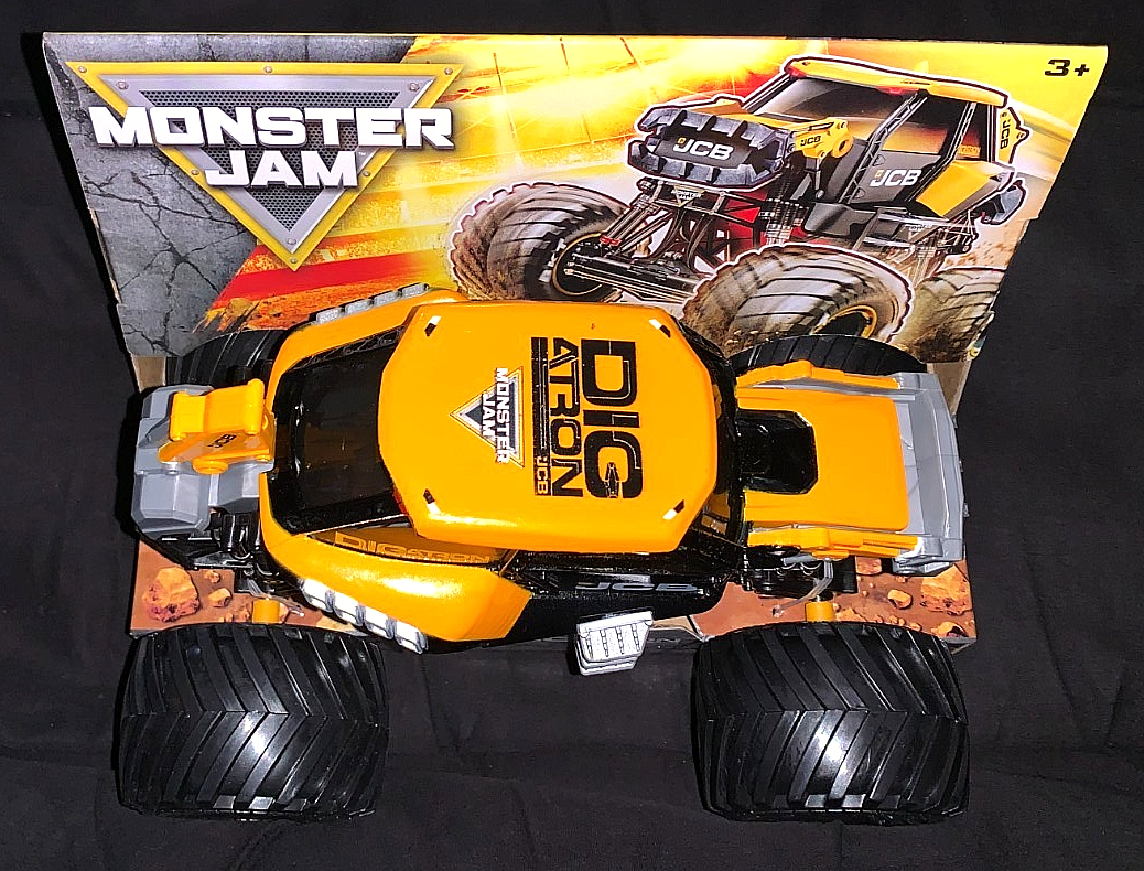 SPIN MASTER MONSTER JAM 2025 1/24 DIECAST ORANGE JCB DIGATRON