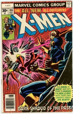 X-Men #106 1977 Marvel Comics FN- Comic Book 1st App Entity dark side of