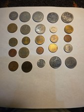 Mixed Foreign World Coins Lot – Assorted Countries & Years –25 Coins. #35