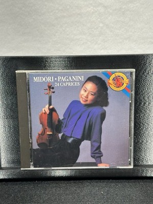 24 Caprices - PAGANINI / Midori (CD, CBS Masterworks) CLASSICAL