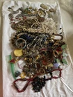 7 Pounds Vintage to Modern Costume Broken Jewelry Junk Tangled Estate Craft Lot