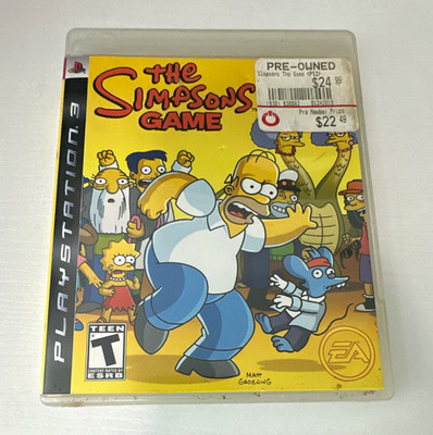 Electronic Arts The Simpsons Game (PS3) 2007 T Teen NTSC-U/C Manual Included