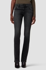 Hudson Beth Mid-Rise Baby Bootcut Jeans Women's 32 Nightfall Zip/Button Closure