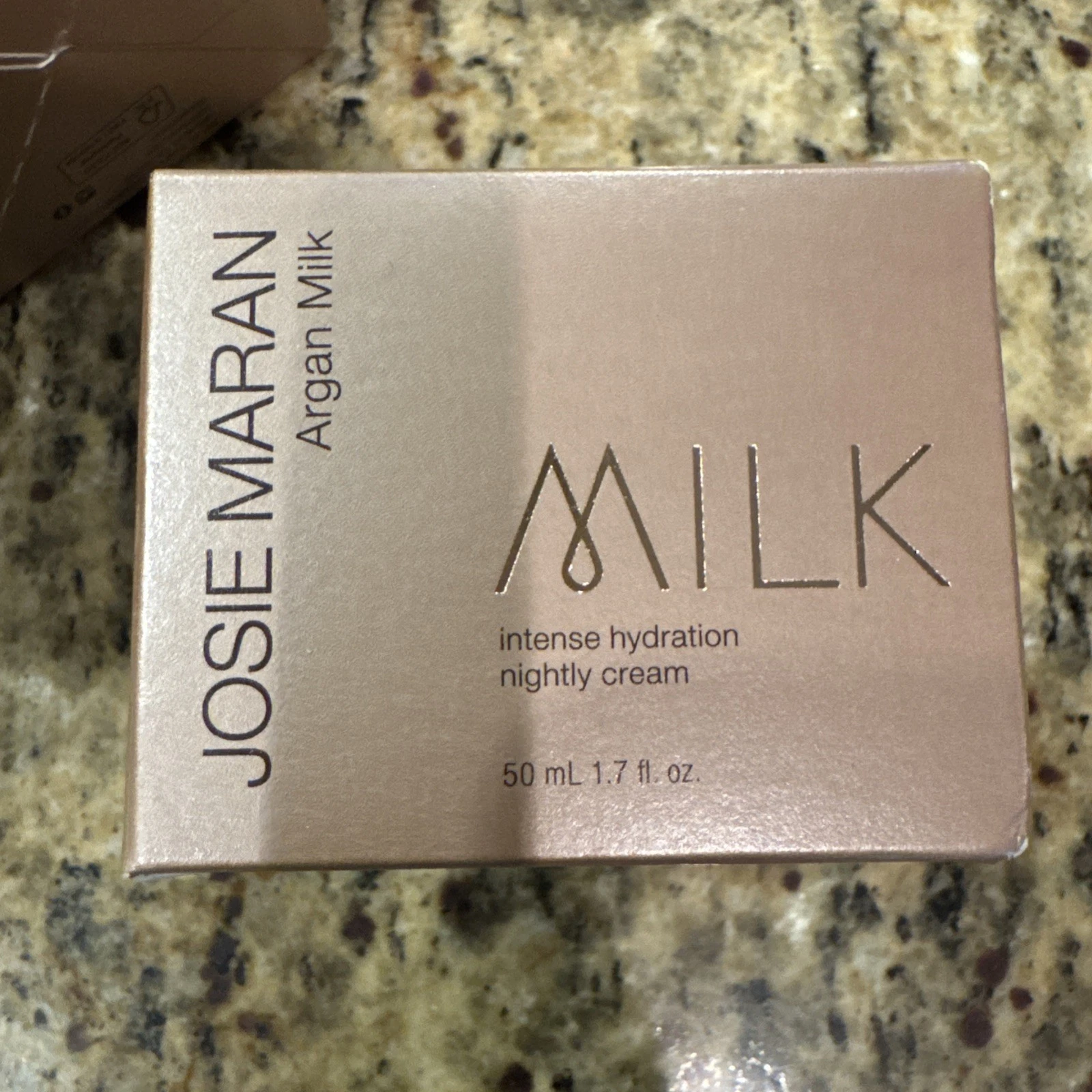 Josie Maran Argan Milk Intense Hydration Nightly Cream 1.7 oz 50 ml NEW IN BOX