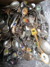 Mystery bag Vintage Souvenir Spoons All over the world 