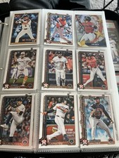 Topps Houston Astros Baseball Card Lot 9 Cards Multiple Players