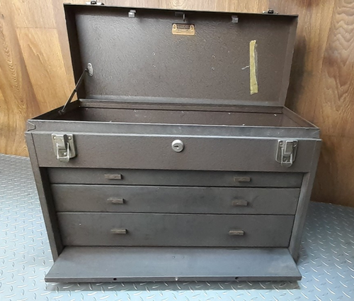 Kennedy Machinist Tool Case 3 Drawer Kits#620 no Key 20 1/2 x 8 1/2 x 13 1/2 hi - Picture 5 of 8