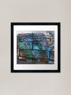 Kupfer Wand gerahmter Kunstdruck gerahmt Wandbild Poster Leinwanddruck Bild