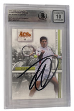 Novak Djokovic Signed 2007 Ace Authentic Bronze Rookie Straight Sets #16 Beckett