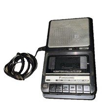 Panasonic SlimLine RQ-2102 Lettore Cassette Portatile Registratore Testato Funzionante
