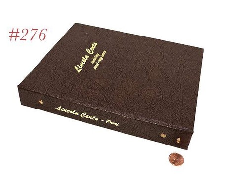 nice shape DANSCO COIN FOLDER ALBUM #8100 LINCOLN CENTS w proof 1909-2007