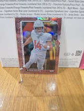 2025 Topps Chrome Football Michael Wilson #2 Leather Pigskin Refractor