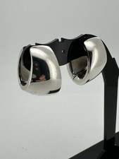 Quinn Ohrringe 925 Silber massiv Creolen modern 19,5 mm 14,8 g