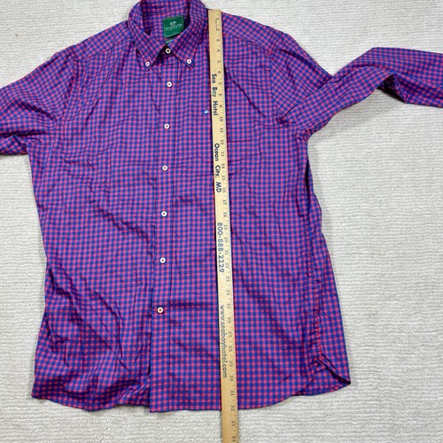 Southern Tide Club Performance Cotton Button Down Shirt Mens Large Gingham Check - Picture 7 of 9