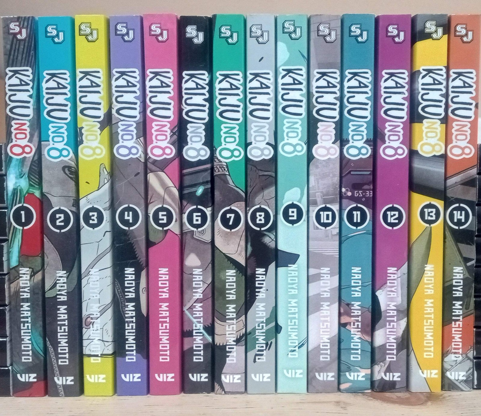 Kaiju Nº 8 Manga Vol. Juego manga inglés 1-14