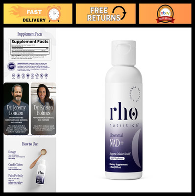 Liposomal NAD+ Liquid Supplement for Energy & Focus - Boost Metabolism & Wellnes