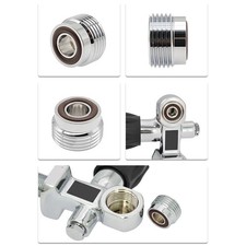 Replacement Part Scuba Valve Adapter G5/8 Thread Weather-resistant Seals