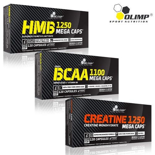 HMB + AMINOACIDI BCAA + CREATINA MONOIDRATO - Potente Set Combo Crescita Muscolare