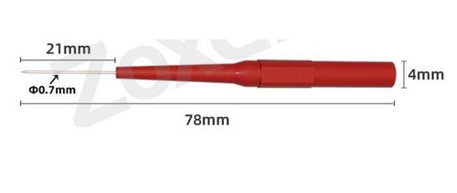 Aidetek 3pcs test leads set 0.7mm and 1mm soft,hard needle tip 4 tiny part 20180 - Foto 6 di 6