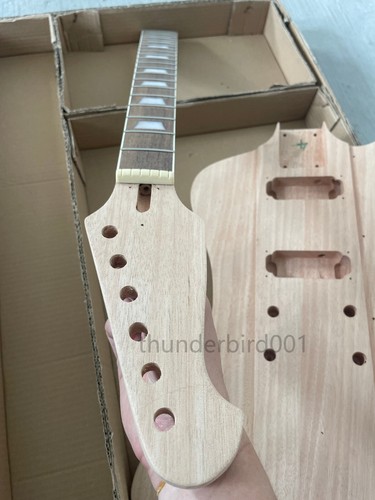 DIY Electric Guitar Kit Firebird Style Mahogany Body&Neck Rosewood Fingerboard - Picture 10 of 12