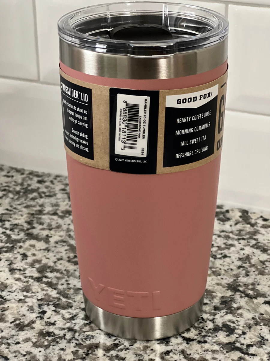 YETI Rambler 18oz Bottle with Chug Cap, Ice Pink NWT 100% AUTH