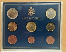 2002年 バチカン市国 初年度ユーロ貨幣セット s-l225.jpg