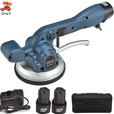 Tile Vibrator Tiling Machine Suction Cup Floor Professional Laying Tool+2Battery