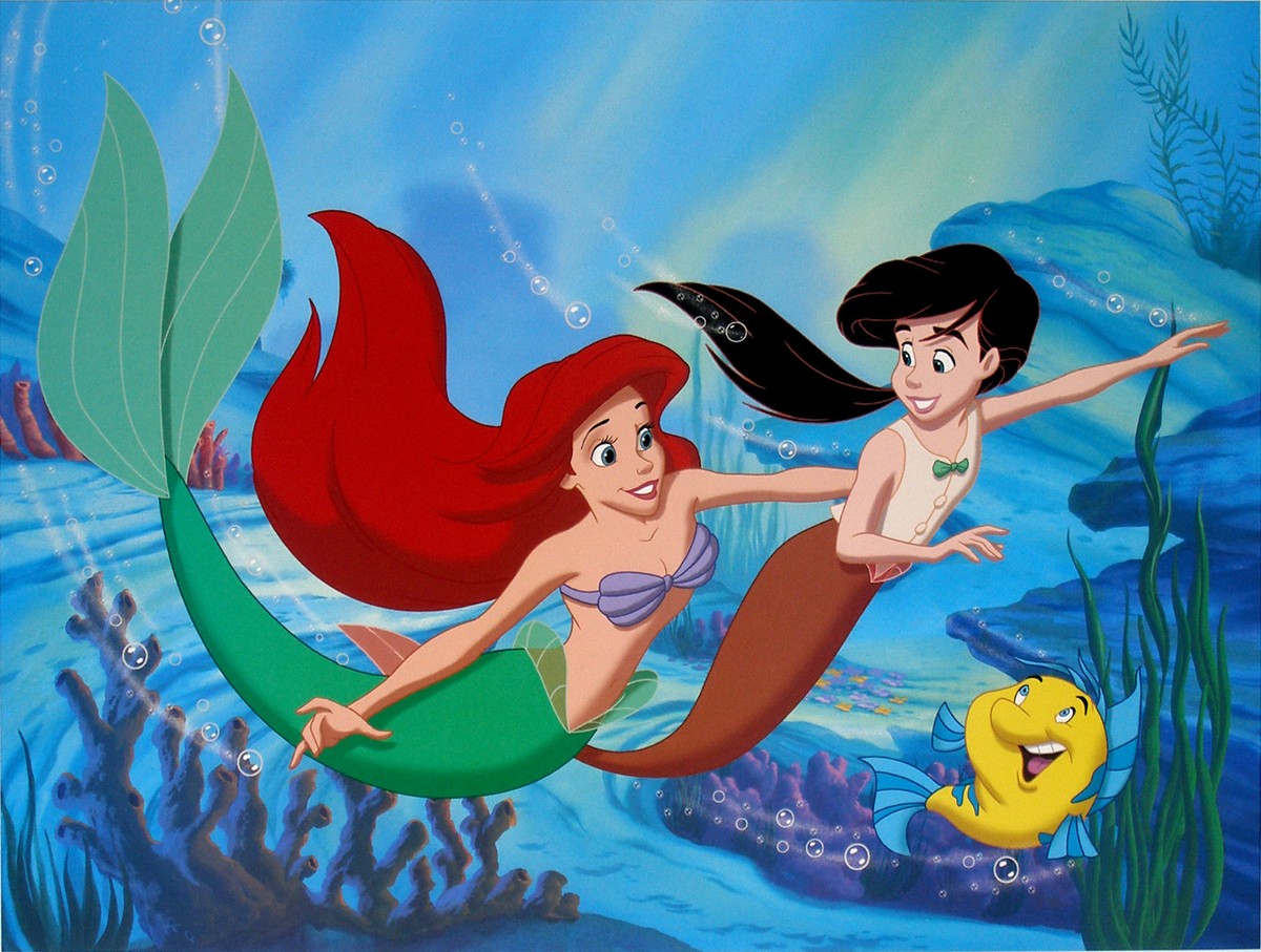 4 Disney Store Lithographs The LITTLE MERMAID II (2) 2000 11X14