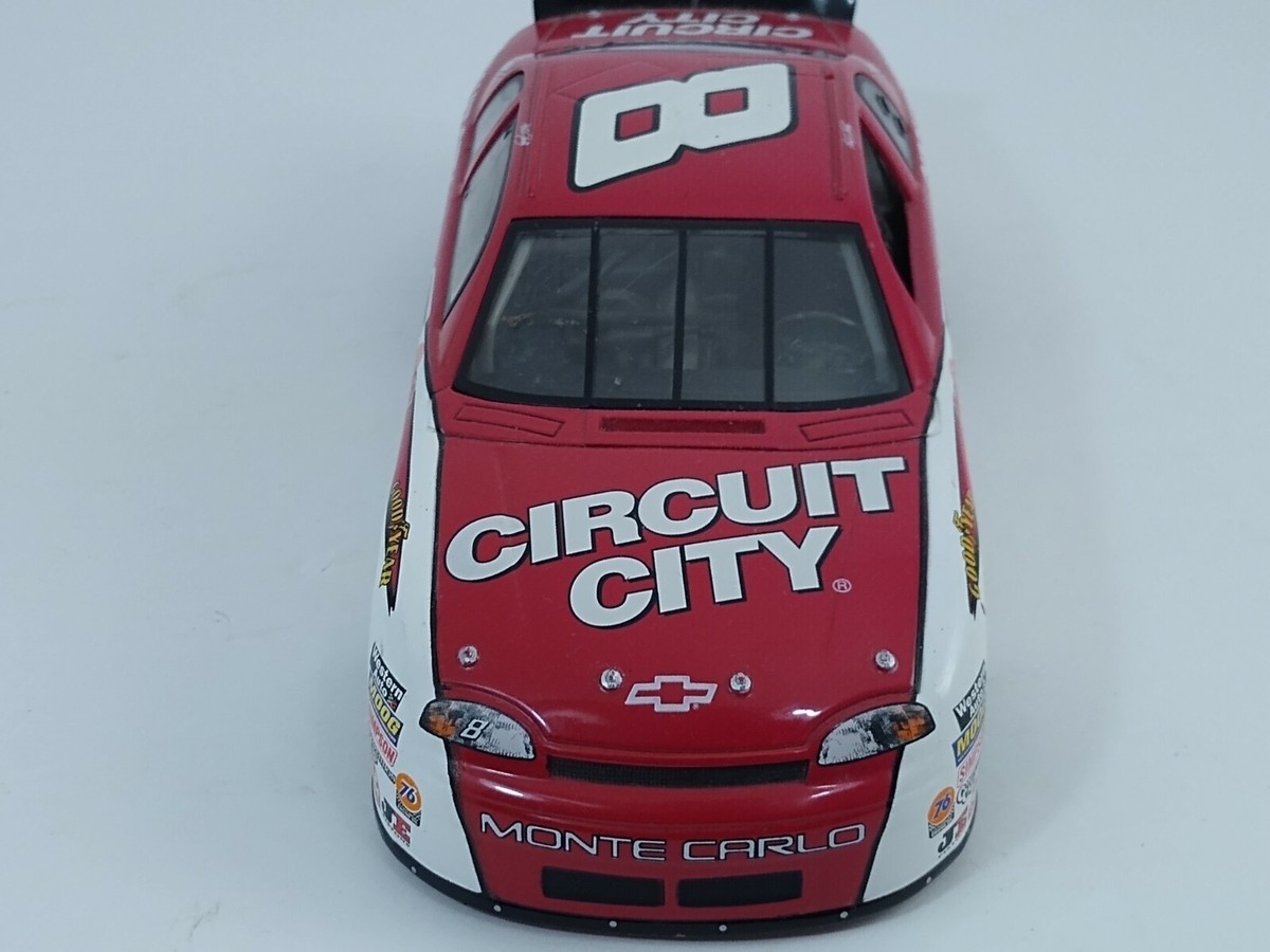 NASCAR #8 Circuit City Hut Stricklin Diecast Car 1:24 RV MM