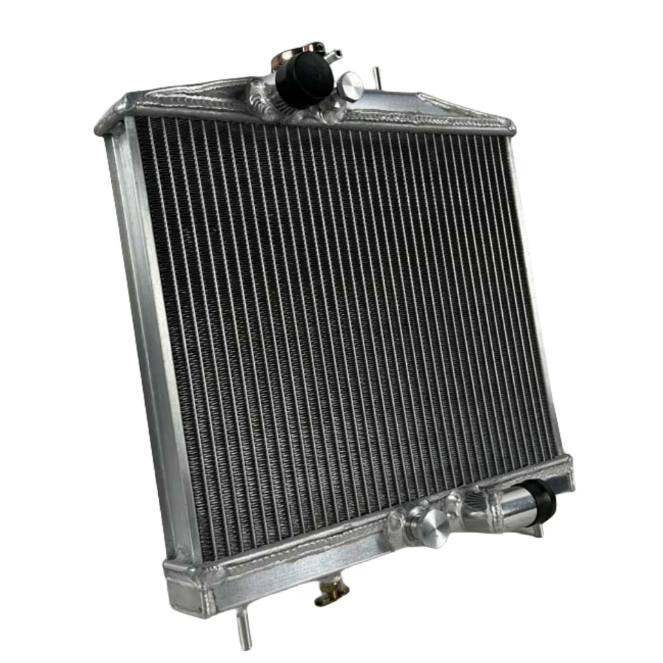 Radiador de refrigeración de aluminio de 3 filas para Honda Civic EG 1992-95 1993-97 Honda Del Sol Foto 3 de 4
