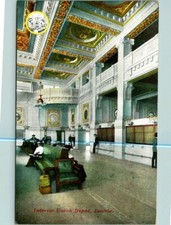 Postcard Interior Union Depot Seattle 