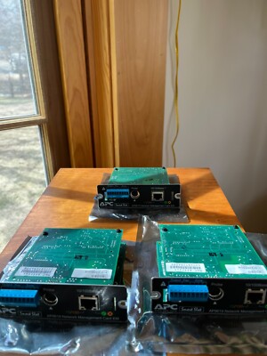 Lot of 3 APC UPS 10/100 Network Management Card EM AP9619