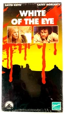 White of the Eye (VHS, 1991) David Keith Cathy Moriarty Donald Horror - NEW