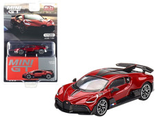 Mini GT Bugatti Divo Carbon Red Metallic Italy Diecast Car Model 1/64 503