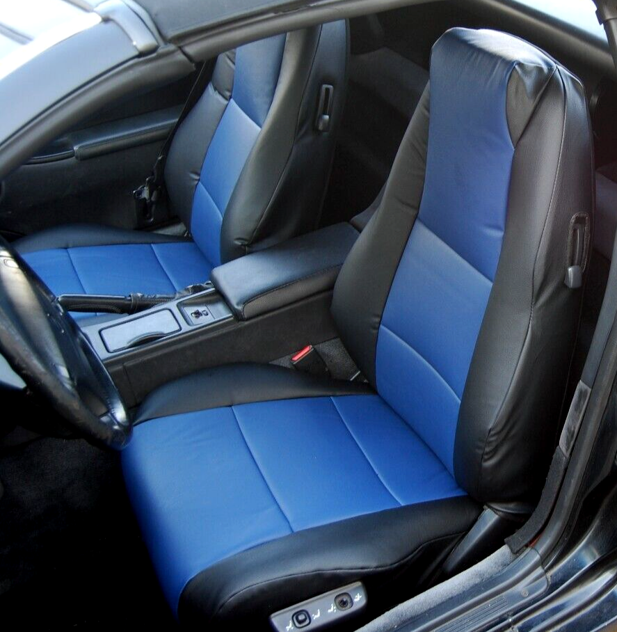 FOR 1984-96 NISSAN 300ZX IGGEE S.LEATHER CUSTOM 2 FRONT SEAT